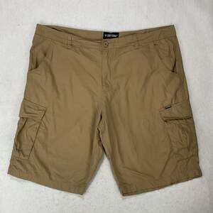 Zoo York Cargo Shorts Mens Size 40 Khaki Ripstop Cotton Casual Utility Skate